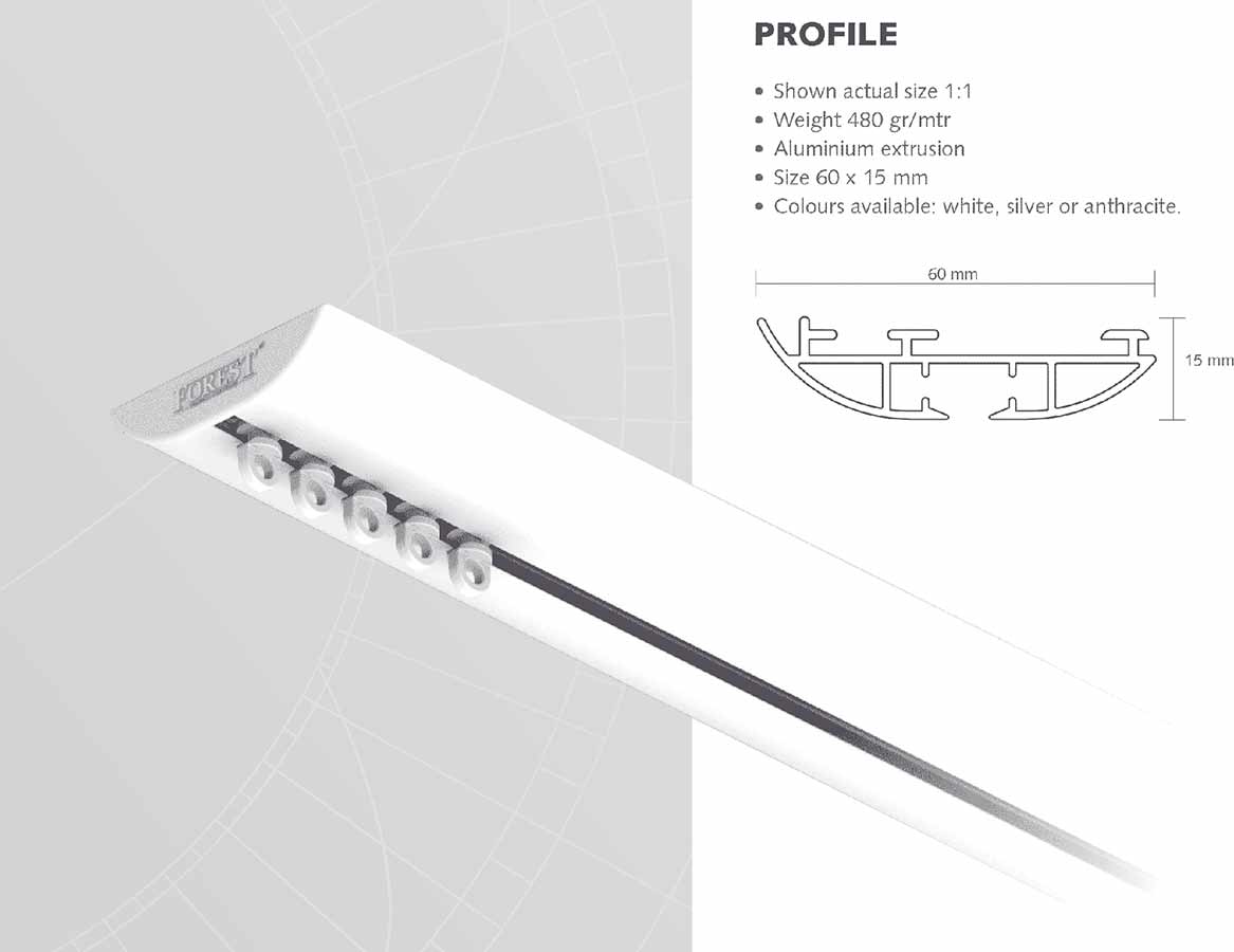 Aluminiowa szyna DS XL - parametry